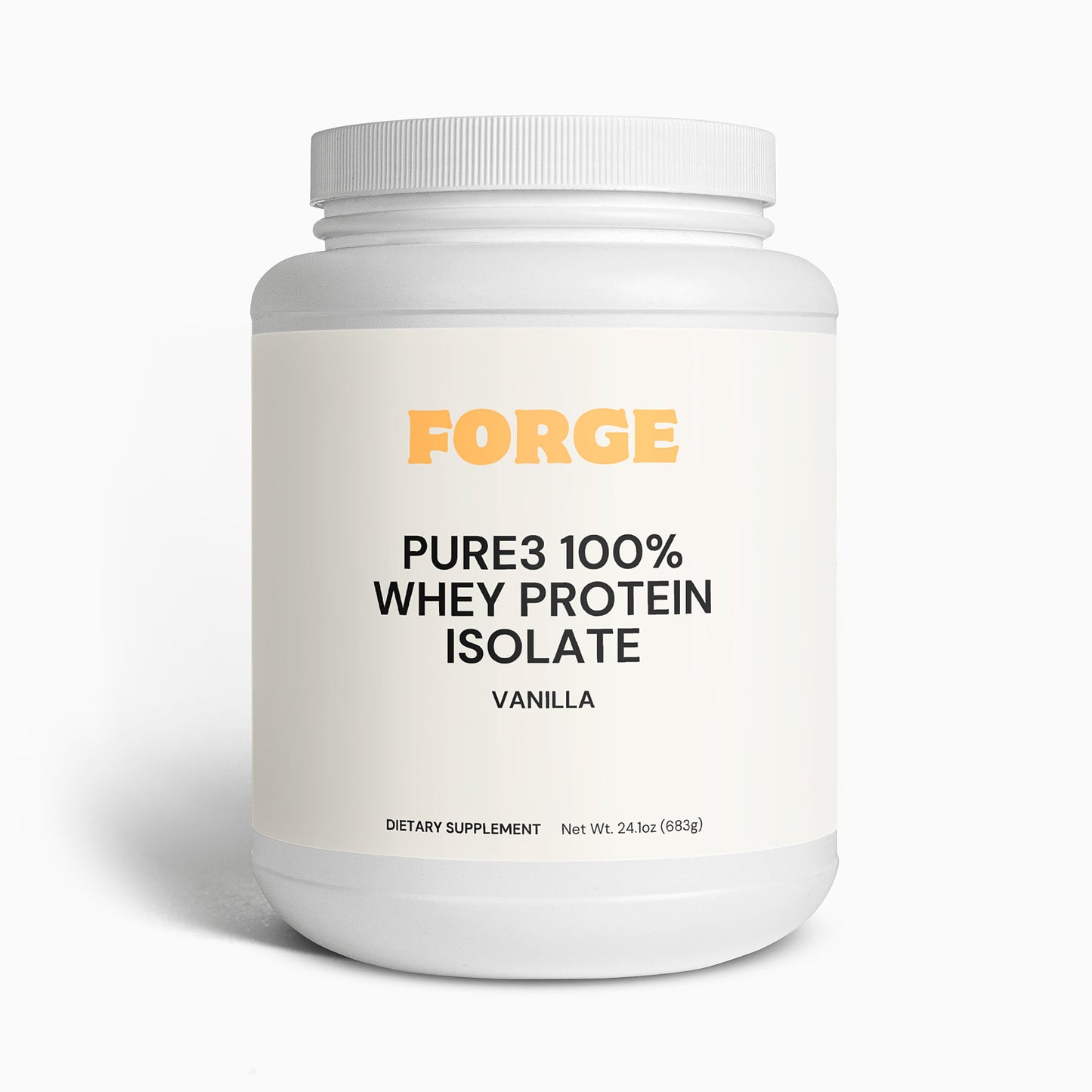 Pure3 100% Whey Protein Isolate (Vanilla)